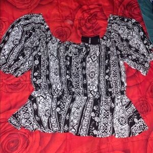 Forever 21 off the shoulder top